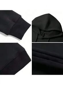 Men's Sweatshirts My-HeroS-AcademiaS-Heroes-Midoriya-Izuku Pullover Hoodies Printed Hoodies Men's And Women's Hoodies Vintage Unisex Hoodie With Pockets Long Sleeve Casual Top Men & Women Graphic Hoodies & Sweatshirts Funny Hoodie Spring Autumn And Winter Streetwear Clothes For Male & Female Soft And Comfortable, Suitable For Outdoor Leisure In Autumn And Winter - Đen 4 - Xem 6