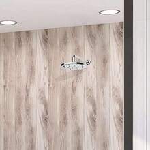 Shower Head with Luxurious Air Infused Water Flow for Bathroom, Chrome Finish - ‎Lata de lluvia cromada - Ver 3