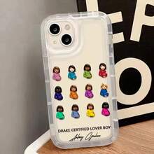 ¡Consigue una nueva funda para tu teléfono! Funda de Teléfono de Diseño Creativo para el Álbum Musical del Rapper D-Drake, Compatible con los Modelos de  16, 15, 14, 13, 12, 11 Pro Max, Mini, XR, XS, X, 7, 8 Plus, con Cubierta Trasera de TPU Suave que Absorbe Impactos para 17 Pro Max. ¡Consigue una nueva funda para tu teléfono! - 1 pieza - Ver 1