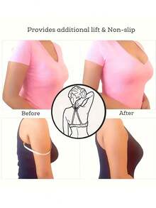 4pcs Floral Invisible Bra Strap Clips - Invisible Non-Slip Clips For Seamless Braless Look, Adjustable Lingerie & Casual Attire Accessories, Discreet Bra Alternative, Nonslip Design- Adjustable Concealers For Bra Straps, Perfect For Preppy, Sweet Styles - Versatile For Mature, Beach, Night Out, Weekend Casual, Festive, Sports, Wedding, Party, College, Daily Commute - Embroidered Non-Textile Plastic Belts With No Feathers - One Size Fits Most - Multicolor - View 2