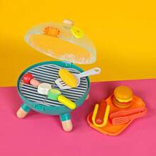 Bbq GrillB. toys BBQ Grill Play Set Toy Grill and Play Food Barbecue Role-Play Set For Pretend Cooking Toys 3 Years + Mini Chef - BBQ Grill Playset - T257 - Ver 3