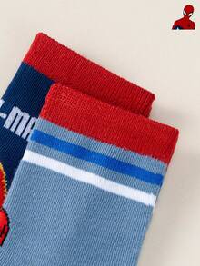 1/5/10 Pairs Marvel Spider-Man Kids Socks, Superhero Pattern, Breathable & Soft, Boys & Girls, Suitable For Everyday Wear/Party Gifts/Easter/Spring/Summer - Multicolor - View 11
