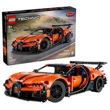 LEGO Technic Bugatti Chiron Pur Sport Hypercar Building Toy For Boys & Girls - Sports Car Toy With Realistic Steering & Engine For Kids & Racing Fans, Ages 9+ - Gift Idea For Birthdays - 42222 - Multicolor - View 2
