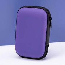 1Pc Versatile Payment Method Storage Case - Durable Plastic, Multi-Color Options, Portable Storage Hard Shell Bag For Headphones - Multicolor - View 12