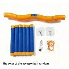 儿童快速反应接球游戏 - 室内运动及专注力训练玩具，耐用塑料材质，多种颜色可选 - 彩色 - 查看 14