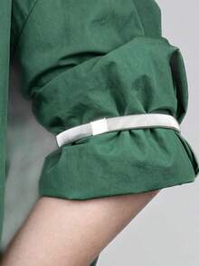 男女通用弹力袖口带，防滑金属袖扣，耐用免洗臂带，男女皆宜，派对及节日用品 - 彩色 - 查看 3