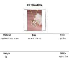 1pc Copper Inlaid Zirconia Hollow Heart Flower Pendant 26 English Letter Creative High-End Fashionable Necklace For Women - Gold - View 14