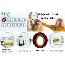 XISH 50 Piezas Ganchos Metálicos para Cuadros Anillas en D Soporte Profesional para Marcos Espejos Relojes y Pinturas 0.4x1.3in/10x33mm Resistentes y Duraderos Herrajes para Co - Tipo C - Ver 3