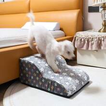 宠物楼梯，狗狗攀爬梯，防滑攀爬梯，适合小型、中型和大型犬在床上使用，猫咪床边攀爬梯