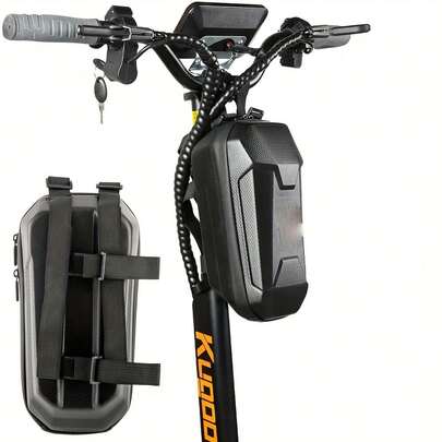 حقيبة لسكوتر كهربائي ذات غطاء صلب من EVA - مقاومة للماء بقوة، سعة كبيرة لتخزين الدراجة/السكوتر، تركيب سريع، إغلاق سحاب من البولي يوريثان - متوافقة مع معظم السكوترات والدراجات الكهربائية (خيارات 67.63 أونصة/101.44 أونصة) - مناسبة للتنقل والسفر والسباق