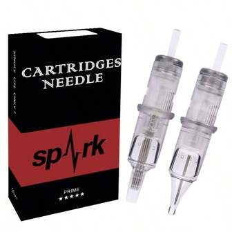 20pcs Tattoo Needles - Professional Tattoo And Permanent Makeup Cartridge Needles, Single Use, Compatible With Rotary Tattoo Machines, Suitable For Tattoo Studios, Body Art, Permanent Makeup - (20 Needles/Box), Tattoo Needle Cartridges, Body Art Supplies, Studio Equipment, Stylish Needle Design, Needleless, Box, High Quality Needles, Beauty Professionals, Studio Supplies, Professional Grade Needles, Sterilized Needles