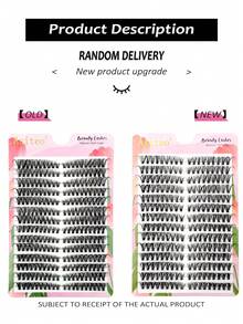 Asiteo 252pcs D-Curl 30D Cat Eye Cluster Eyelash Extensions, Bulu Mata Palsu Tampilan Alami yang Memanjang di Sudut Luar, Lembut dan Ringan, Dapat Digunakan Kembali - D - View 8