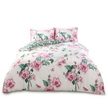 VELVETIO Printed Reversible Beddings Duvet Cover Set With Matching Pillowcases Soft & Warm - Multicolor - View 11