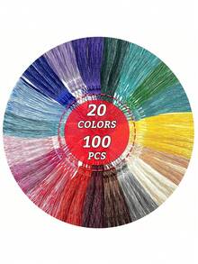 2026 New 1pc/100pc Mini Tassel Band Ring - 5-Inch Polyester Tassels, Suitable For Bookmarks, Jewelry Making, DIY Handicrafts - 20 Bright Colors, Traditional Style Home Decoration And Graduation Celebration Decoration, Colorful Tassels, Decorative Tassels, Students Can Use Them To Hang Bags, Schoolbags, Bodies, Handbags, Mobile Phones, Etc. It Is Also A Unique Keychain - Multicolor - View 12