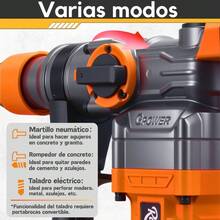 Rotomartillo Martillo Alta Potencia Industrial Con 1100rpm - Naranja - Ver 3