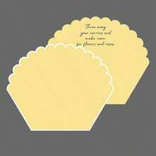 10pcs/Pack Flower Petal Shaped Waterproof Pearlescent Wrapping Paper, Suitable For Valentine's Day, Mother's Day, Teacher's Day, Weddings, Couples Gifts, DIY Bouquets, Fresh Flower Wrapping, Craft Materials - Multicolor - View 9