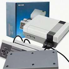 Two-Player Retro Game Console, Plug And Play, Compatible With 620+, Supports USB Power Supply, Easy To Install, Handheld AV Output, Suitable For Family Entertainment, Perfect Birthday Gift,Thanksgiving Gifts,New Year Gift - Grey - View 5