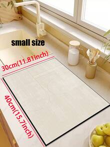 [HOT!!!]1pc Soft Rubber Kitchen Mat, 3.5mm Thick Kitchen Rug, Modern Minimalist Geometric Style Kitchen Absorbent Mat Large Carpet, Can Be Self-Cut To Fit Kitchen Size, Surface Fabric Material, Middle Sponge Layer, Bottom Rubber Layer, Suitable For Kitchen Rugs, Kitchen Decor, Wedding Decor, Home Decor, Bathroom Mat, Entryway Mat, Laundry Room Mat, Hallway Carpet, Living Room Mat, Etc. - Multicolor - View 18