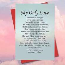 1张可爱袋鼠爱心图案情人节贺卡。情人节和周年纪念日送给丈夫、妻子、男友或女友的完美礼物。一张特别又可爱的情人节贺卡。