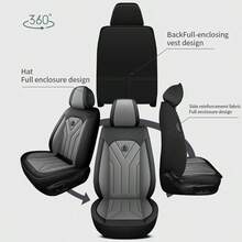 1 PIEZA Fundas universales para asientos de coche para los cinco asientos, fundas para asientos de cobertura completa, fundas para asientos de invierno, adecuadas para todas las estaciones, de alta calidad y especificaciones, estilo empresarial premium, adecuadas para todos los modelos de automóviles. Los mejores regalos para amigos, regalos de graduación, regalos de vuelta a la escuela, decoraciones navideñas, regalos del Día de San Valentín, regalos para mamá y papá, Halloween, Acción de Gracias, regalos personalizados, regalos de cumpleaños, regalos de Año Nuevo. - Fundas de asiento - Ver 10