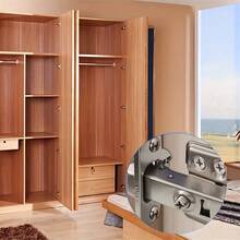 [Soft Close Cabinet Hinges]10/20PCS Soft Close Matte Brushed Metal Cabinet Hinges - Surface Mount Damping Hinges For Wardrobe & Kitchen Cabinetry - Multicolor - View 7