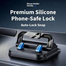 This Car Phone Mount Is Equipped With A Heavy - Duty Suction Cup. It Supports 360° Rotation And Adjustable Viewing Angles, And Comes With A Non - Slip Holder That Fits All Phone Models. - Multicolor - View 6