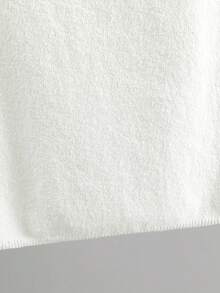 女士春夏假日针织短袖上衣 - 白色 - 查看 10