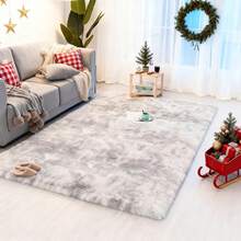 ¡La atmósfera de Navidad está a tope!Alfombra de pelo grueso moderno súper esponjosa, alfombra de pelo suave y grande para sala de estar y dormitorio, un artefacto para crear una atmósfera festiva de decoración. 4GH8 - múltiple - Ver 1