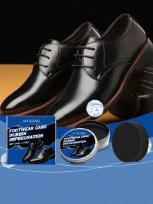 鞋油蜡，家用皮革鞋护理抛光蜡，用于翻新和抛光皮革鞋履