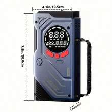 5000A Portable Car Jump Starter With Air Compressor - 12V Battery Booster, LED Indicators, USB Fast Charging Output, Multi-Protection, Includes Jump Cables, Air Pump And Car Adapter - Multicolor - View 10