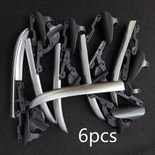 6pcs Retractable Wolf Claw Props - Pop-Up Finger Claws, White PP Material, 3D Cosplay Props, Halloween, Party, Birthday Gag Gifts, Thanksgiving And Christmas Presents - Multicolor - View 13