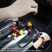 1 chiếc đồ trang trí treo xe hơi bằng pha lê nhân tạo có tua rua - Thiết kế thời trang, thích hợp sử dụng khi đi du lịch, quà tặng lý tưởng, phụ kiện du lịch, trang trí xe hơi thanh lịch, tua rua trang trí, trang trí cần số. - Nhiều màu - Xem 5