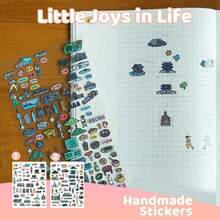 Aesthetic Sticker Pack For IPhone 17 Pro Max, Cute Small Elements & Minimalist Designs, Decorative Decals For Phone Case Journal, Kawaii Gift - B - View 10