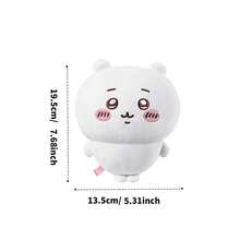Miniso 1个小型站立毛绒玩偶 | 可爱的圆耳朵，刺绣腮红脸颊，柔软蓬松的面料，桌面摆件/背包挂饰/可爱小礼物 - 彩色 - 查看 8