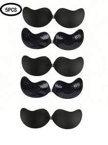 مجموعة 1/2/3/4/5 قطعة من صدرية المانجو للنساء - كأس A-D، ظهر مفتوح وإغلاق أمامي، رفع الصدر، سيليكون لاصق قابل لإعادة الاستخدام، قابل للتنفس وصديق للبشرة، مناسبة لفساتين الياقة العميقة والمناسبات الخاصة