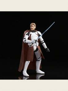 Hasbro Mô hình Obi-Wan Kenobi, chỉ huy lính nhân bản, cao 6 inch, thuộc dòng  Black Series - Phiên bản độc quyền | Được cấp phép chính thức, Bộ đồ chơi tuyệt vời, Chất liệu nhựa ABS, Phụ kiện đầy đủ, Quà tặng Giáng sinh, Sinh nhật, Đồ chơi sưu tầm, - Nhiều màu - Xem 4