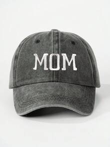 1pc/2pcs Embroidered "DAD/MOM" Washed Baseball Cap, Suitable For Couples, Outdoor Sun Protection, Casual, Travel, Beach, Versatile Y2K Style Sun Hat,Summer,Holiday,Festival - Baseball Cap - View 17