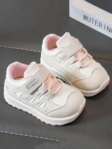 2026 Spring/Autumn New Soft Bottom Non-Slip Toddler Shoes, Lightweight Functional Sneakers For Babies & Kids - Pink - View 3