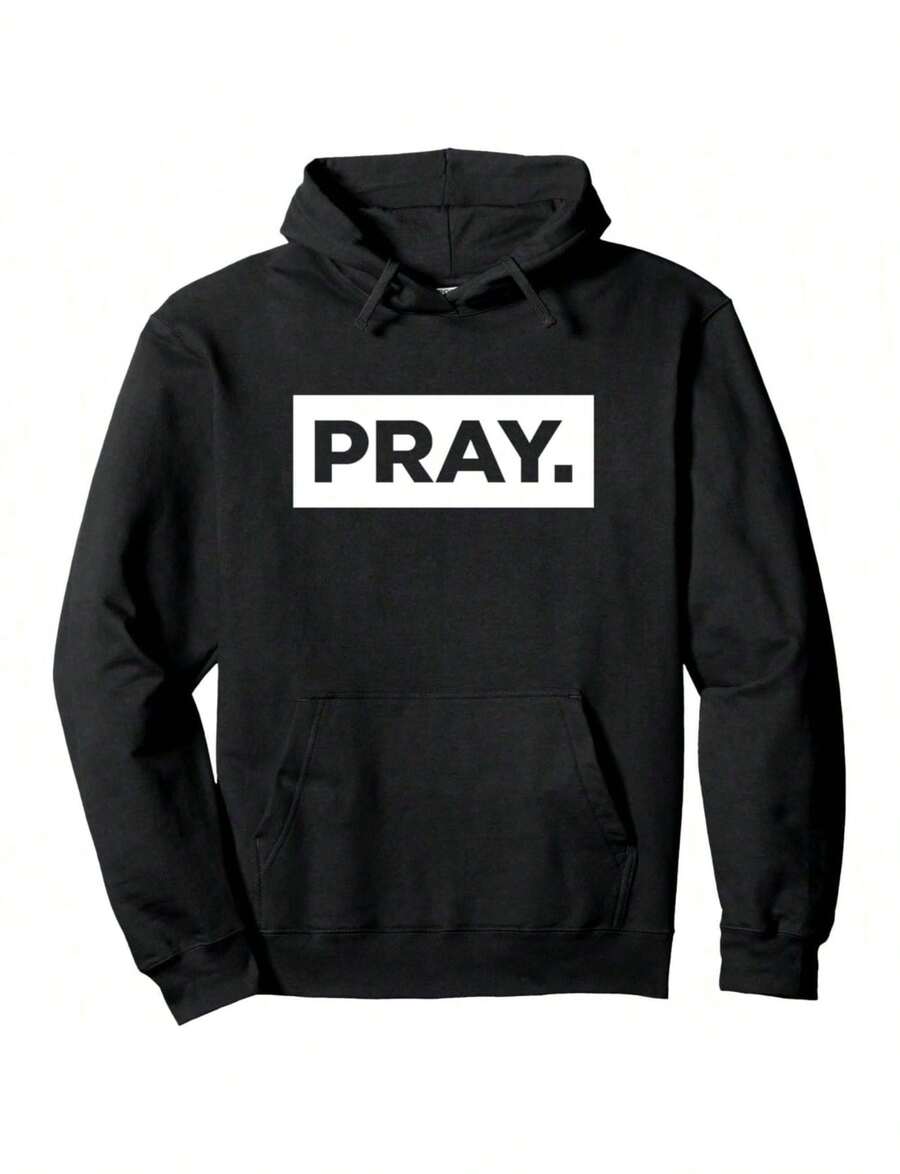 Sudadera con capucha Pray Boldly.jpg - Negro - Ver 1