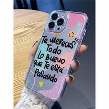 Una funda para  con un diseño que transmite sinceros deseos de felicidad, compatible con los for 11, 11PRO, 11PROMAX,12, 12MINI, 12PRO, 12PROMAX,13, 13MINI, 13PRO, 13PROMAX,14, 14PLUS, 14PRO, 14PROMAX,15, 15PLUS, 15PRO, 15PROMAX,16, 16E, 16PLUS, 16PRO, 16PROMAX, X,XS, XR, XSMAX - transparente - Ver 2