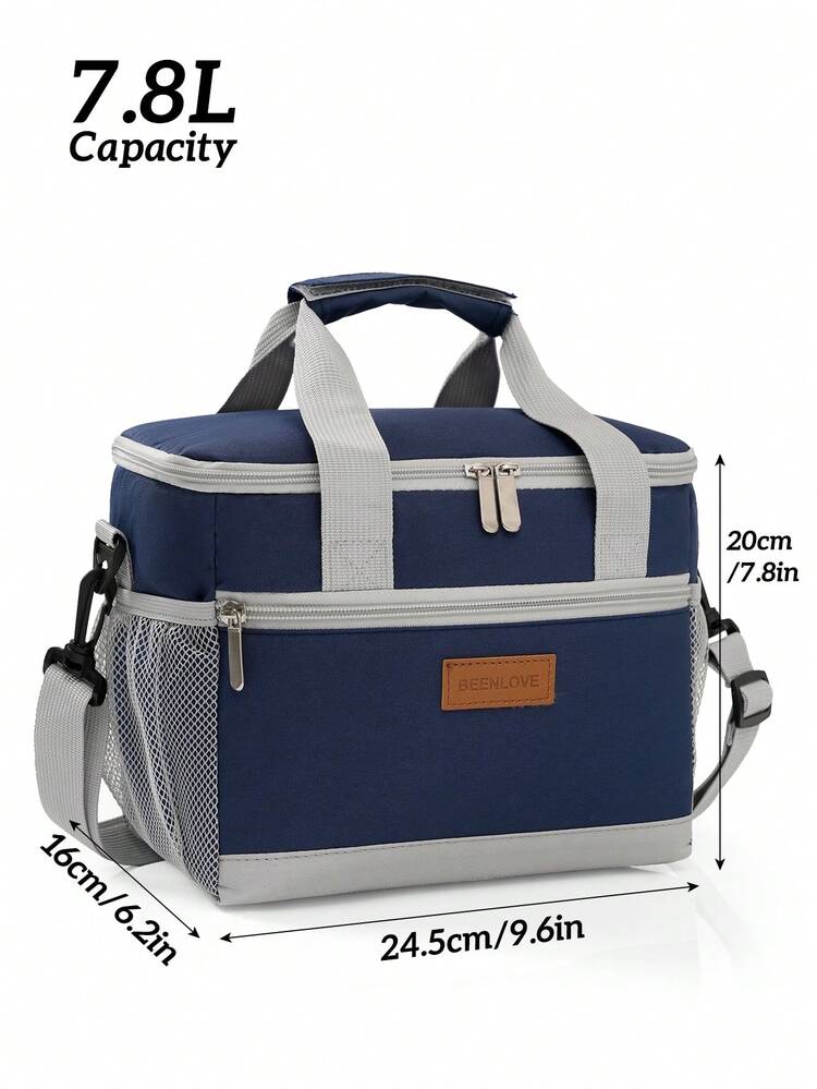 1 túi đựng cơm trưa cách nhiệt in hình hoa cúc/hoa anh đào có quai đeo vai, hộp cơm bento giữ nhiệt chống rò rỉ với lớp lót nhôm dày, hộp cơm tái sử dụng cho văn phòng, dã ngoại, leo núi, bãi biển dành cho phụ nữ và người lớn, dung tích lớn để đựng thức ăn và đồ uống khi ra ngoài, lý tưởng cho công việc, trường học, văn phòng, dã ngoại, du lịch và cắm trại. Túi đựng cơm trưa cho nữ, hộp cơm đi học, du lịch, túi đựng cơm chống thấm nước di động. - Nhiều màu - Xem 12