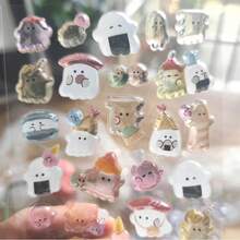 Hình dán ma kiểu Nhật, trang trí sổ lưu niệm, nhật ký tự làm, văn phòng phẩm dễ thương, đồ dùng học tập - Nhiều màu - Xem 6