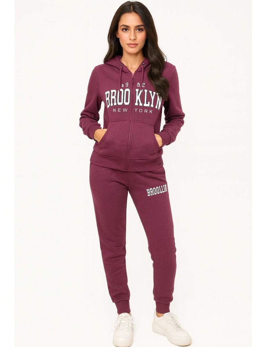 Nes Sport Brooklyn Style Ladies Set - 紫色 - 查看 1