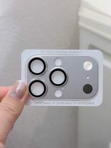 For IPhone 14/15/16 Pro/Pro Max, Quickly Convert To 17 Pro/17 Pro Max Lens, Easy Installation, Convenient Phone Screen Protector Conversion, Easy Protective Film Installation, 16 Pro To 17 Pro Lens Film Instant Conversion, Suitable For IPhone 15 Pro/14 Pro Max To 17 Pro Max Lens Film - Silver - View 8