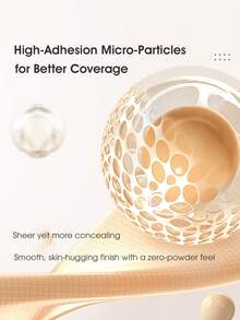 HEXZE 持久气垫粉底，SPF40，48小时长效防晒，高遮瑕，防水防汗，11克，02号自然色，适合中性肤色 - 02 自然 - 查看 6