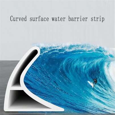 Tiras impermeables para el baño, adecuadas para el umbral, el gabinete del lavabo, la encimera de la cocina, el piso del baño - Material duradero