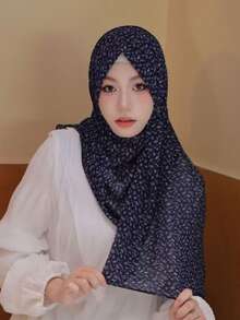 1pc Women Paisley Print Hijab Scarf All Season Summer Beach Sunshade Shawl And Wrap Headwrap Bandana Exclusive Maxi Wrap Daily Life Party Dresses Wedding Party Abaya Daily Under Cap Women Veil Festivals Prayers And Pilgrimages Muslim Silky Feeling Large Over Size Evening Dresses Party Travel Gift Accessories - Multicolor - View 5