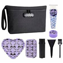 6pcs,Smell Proof Bag With Heart-Shaped Rolling Tray,King Size Flavored Cones,Slow-Burning,Grinder,Cigarette Case,Filler And Small Brush,Smoking Stuff,Party Supplies,Valentine's Day Gift. Mother's Day Gifts. - 彩色 - 查看 13