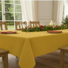 Oxford Slub Tablecloth, 5 Meters, Plain, For Events And Decoration - Yellow - View 3