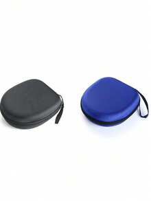 大号无线耳机收纳盒，带挂绳 - 便携式户外防震EVA耳机袋，适合家居装饰、旅行、化妆品收纳、化妆包，万圣节、圣诞节礼物，波西米亚风格 - 彩色 - 查看 3